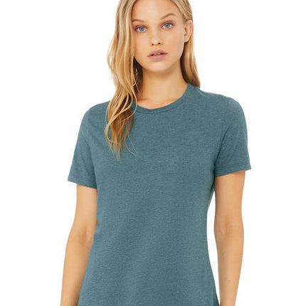 Bella + Canvas Women’s Relaxed Fit Heather CVC Tee - 6400CVC