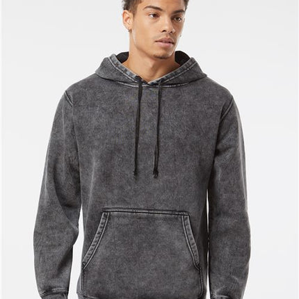 Independent Trading Co Unisex Midweight Mineral Wash Hooded Sweatshirt - PRM4500MW