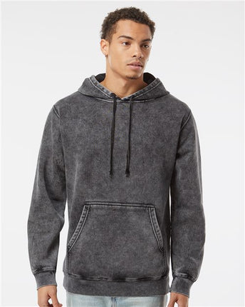 Independent Trading Co Unisex Midweight Mineral Wash Hooded Sweatshirt - PRM4500MW